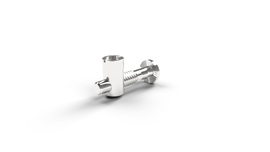 Conector cabeza redonda  ranura 10