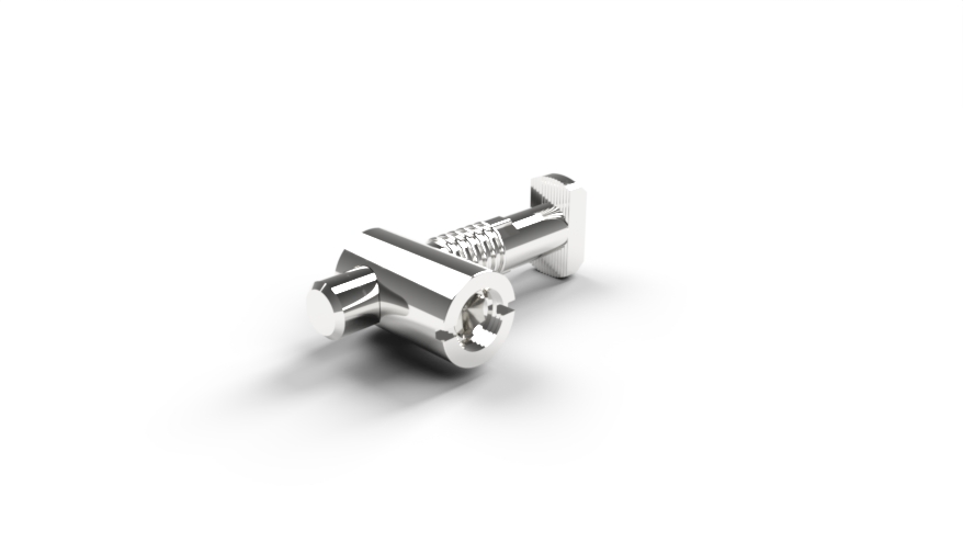 Conector de perfiles perpendicular  ranura 10