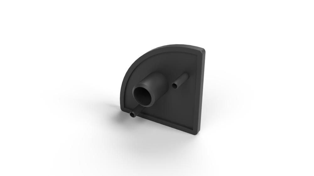 Tapa poliamida negra MC-40