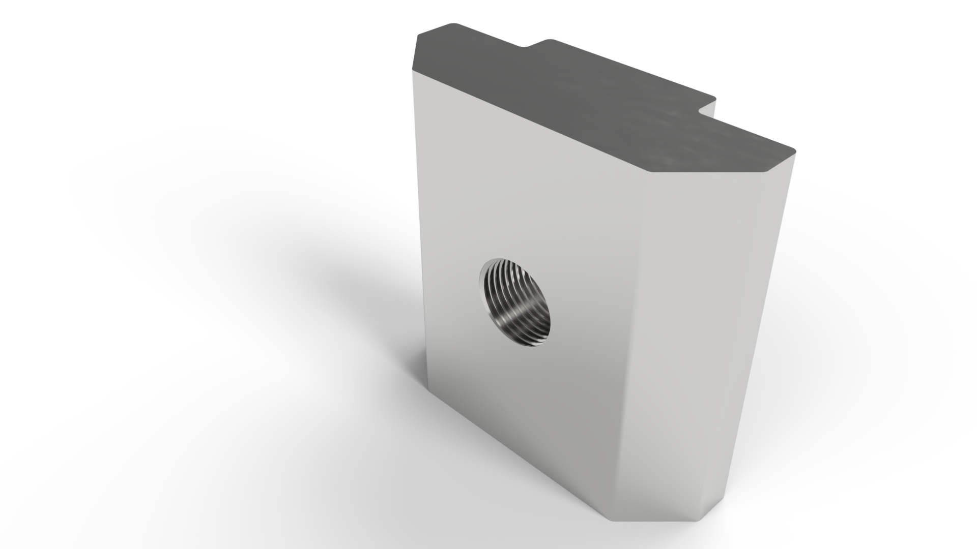 Tuerca rectangular en T M4, canal 8 mm