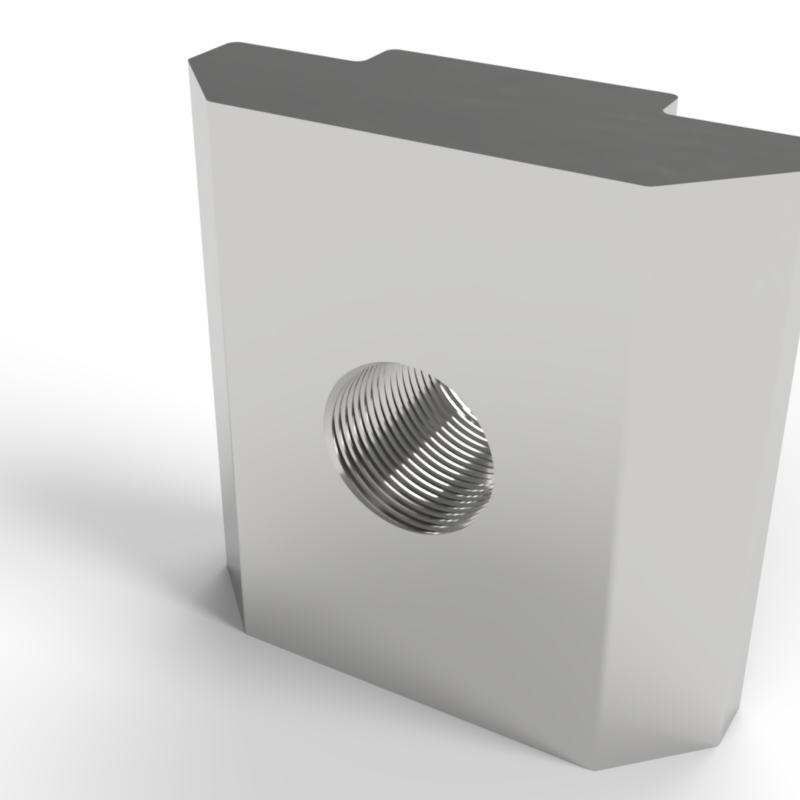 Tuerca rectangular en T M5, canal 8 mm