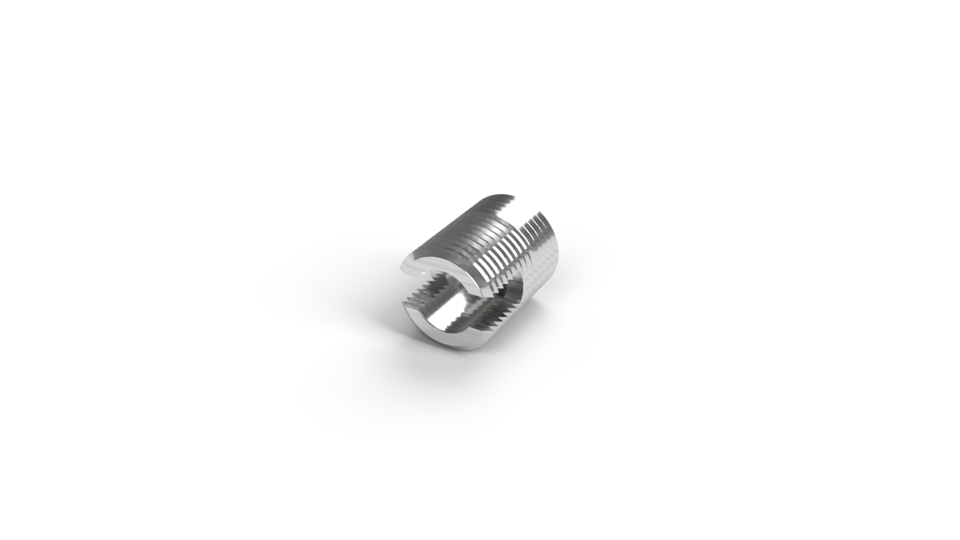 Casquillo autorroscante M12 a M8 de acero zincado, 20 mm