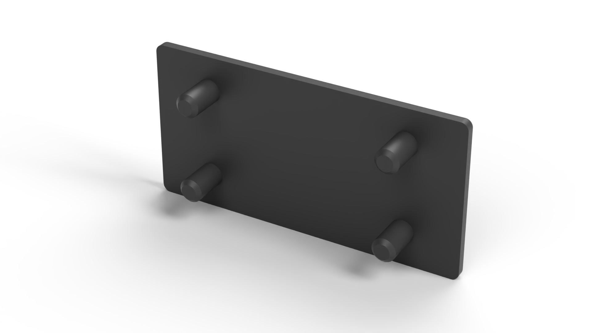 Tapa poliamida negra 40 x 80