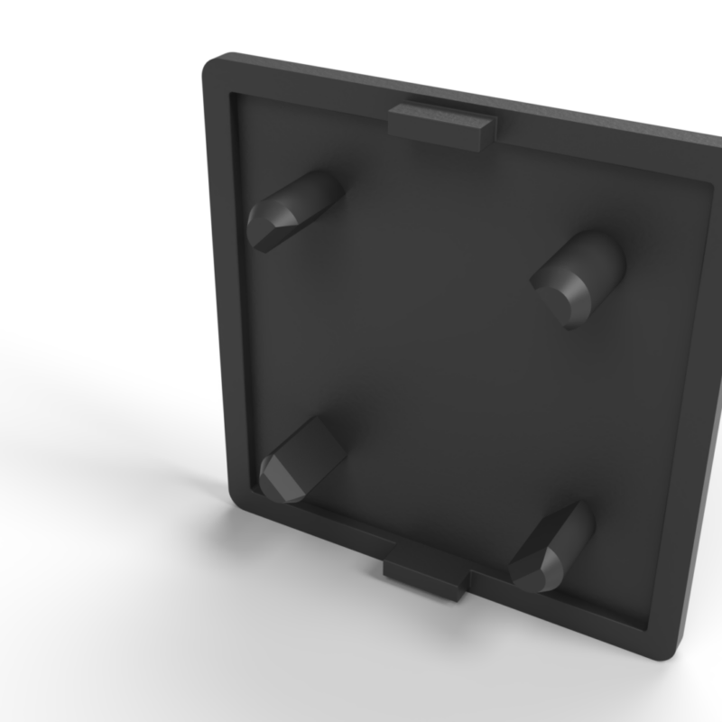 Tapa poliamida negra 60 x 60