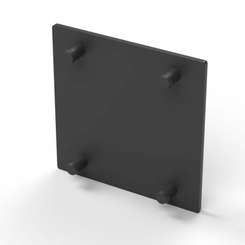 Tapa poliamida negra 80x80
