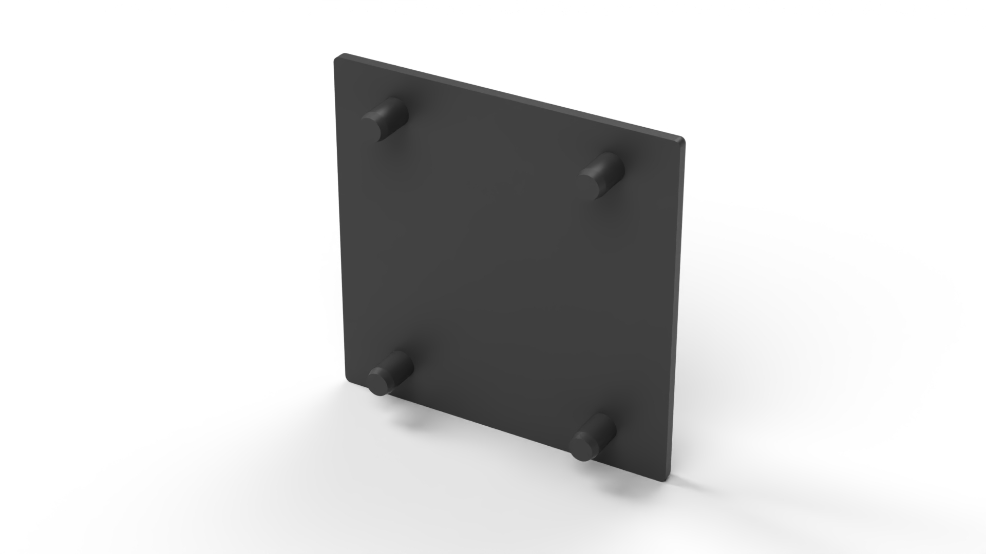 Tapa poliamida negra 80x80