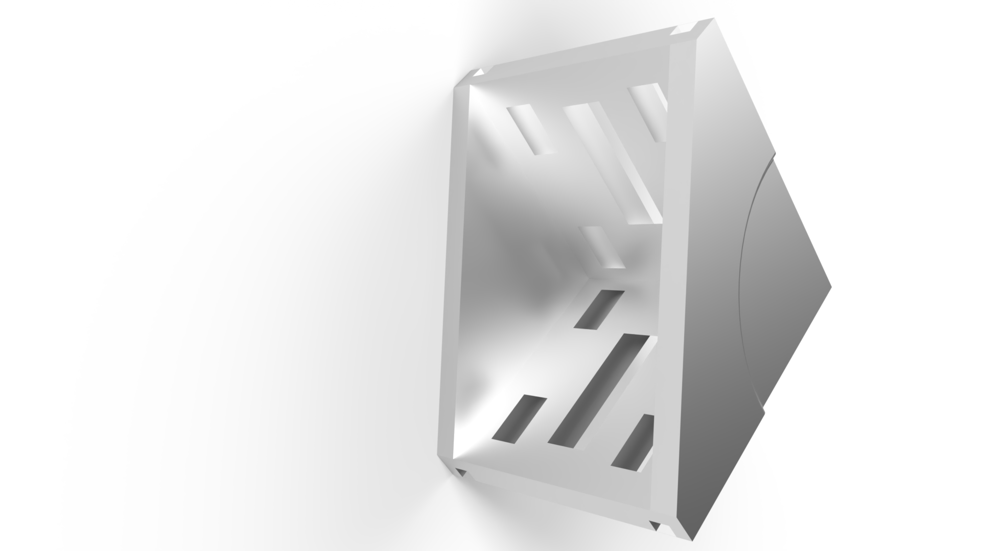 Escuadra aluminio fundido 57x57x58
