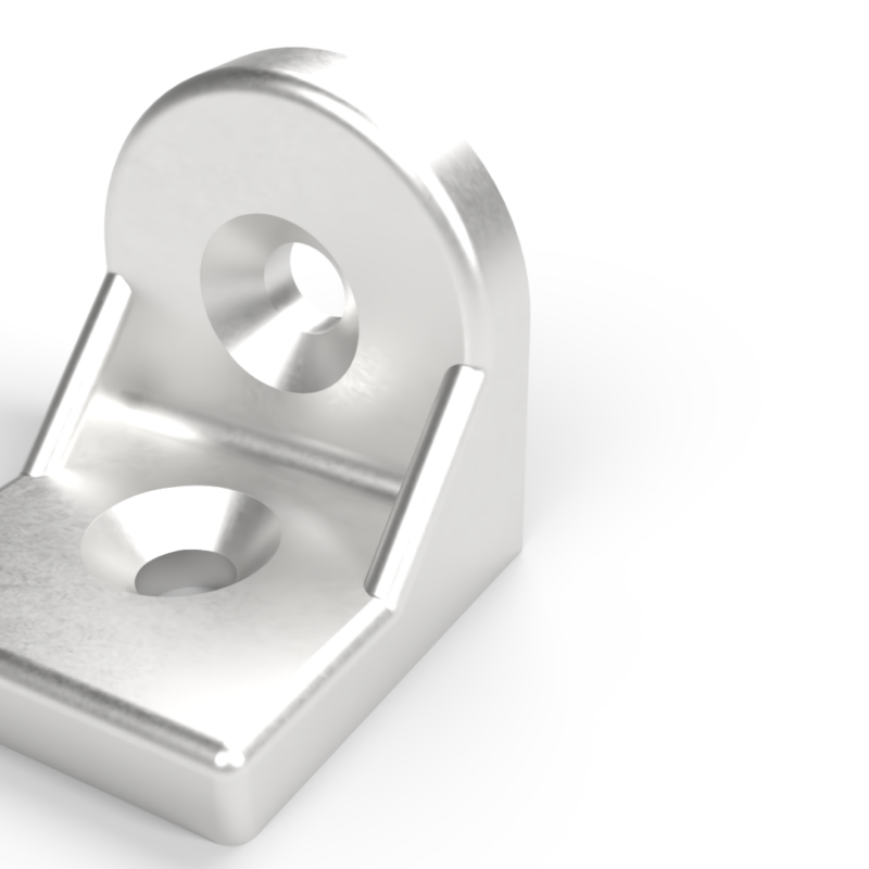 Escuadra aluminio giratoria 45