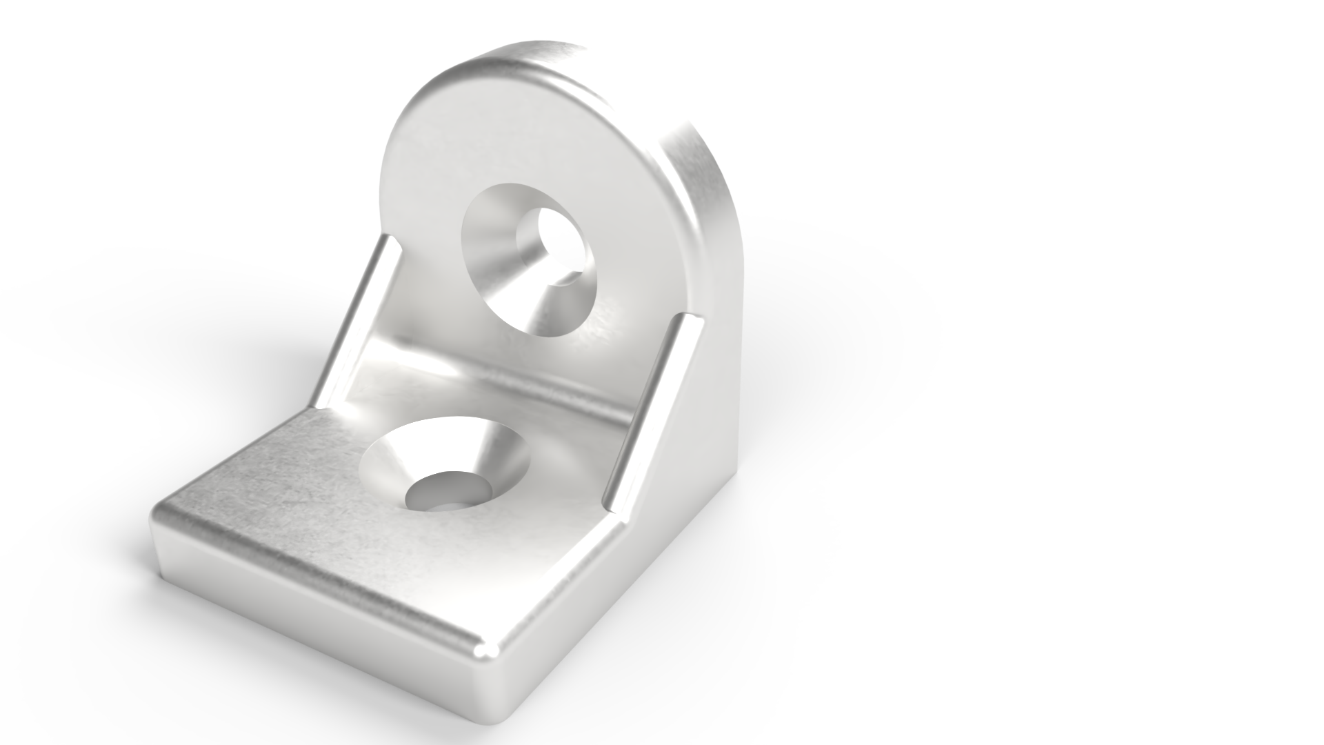 Escuadra aluminio giratoria 45