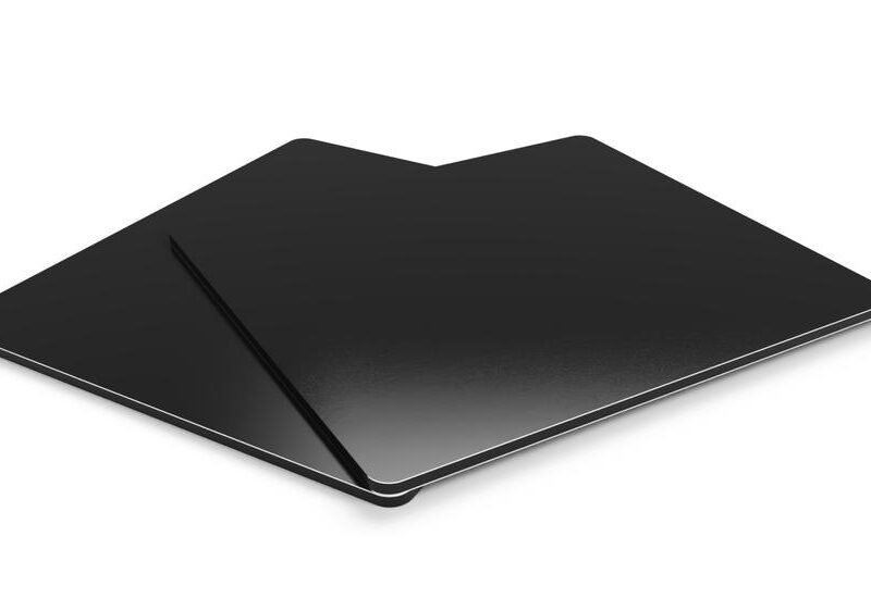 Panel composite aluminio 3 mm negro mate/brillo