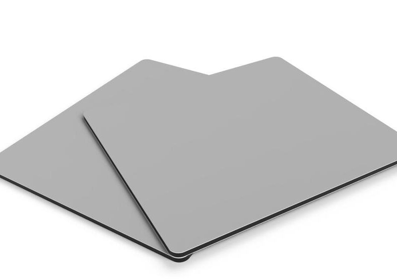 Panel composite aluminio 3 mm plata mate/brillo