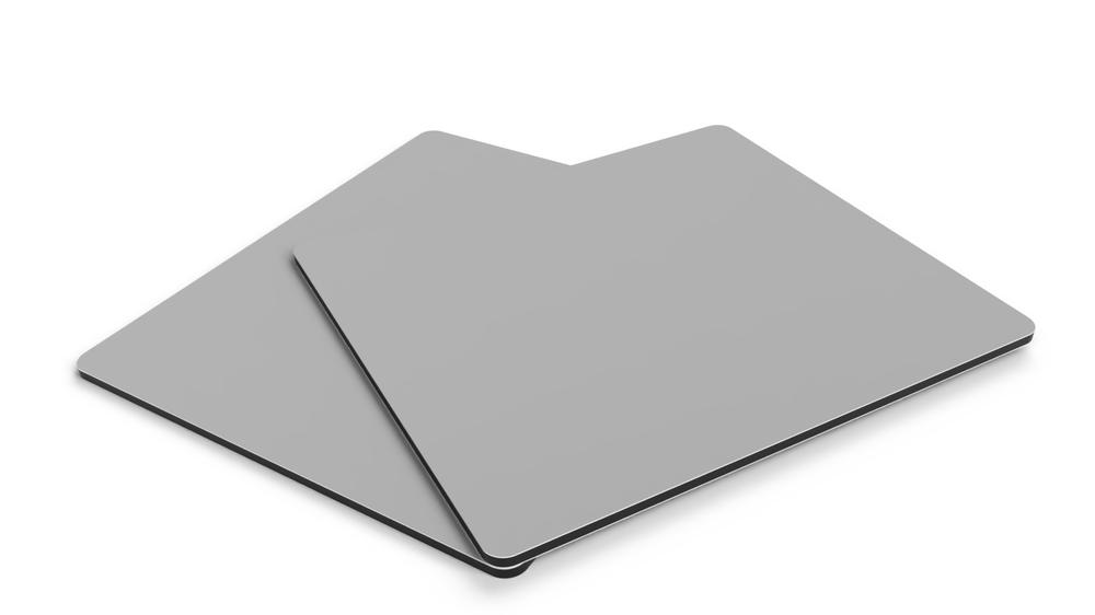 Panel composite aluminio 3 mm plata mate/brillo