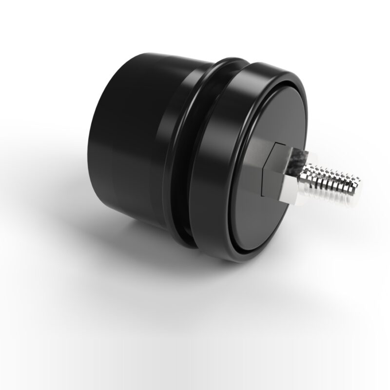 Cabezal con rodamiento para rodillo transportador Ø 50 mm, con perno M8