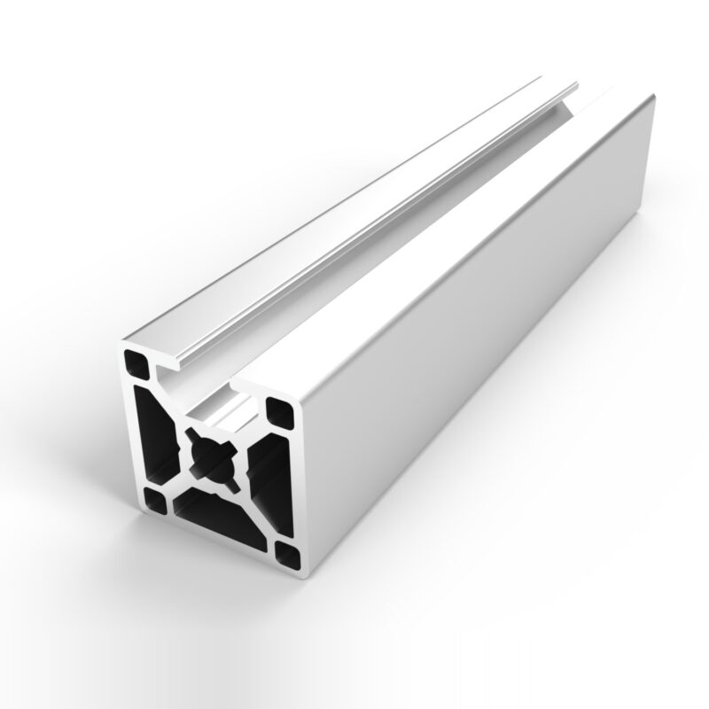 Perfil aluminio 30x30 1S ranura 8 anodizado