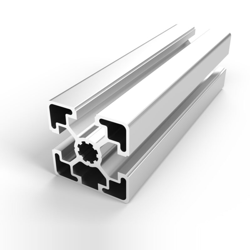 Perfil aluminio 45x45 3S ranura 10 anodizado