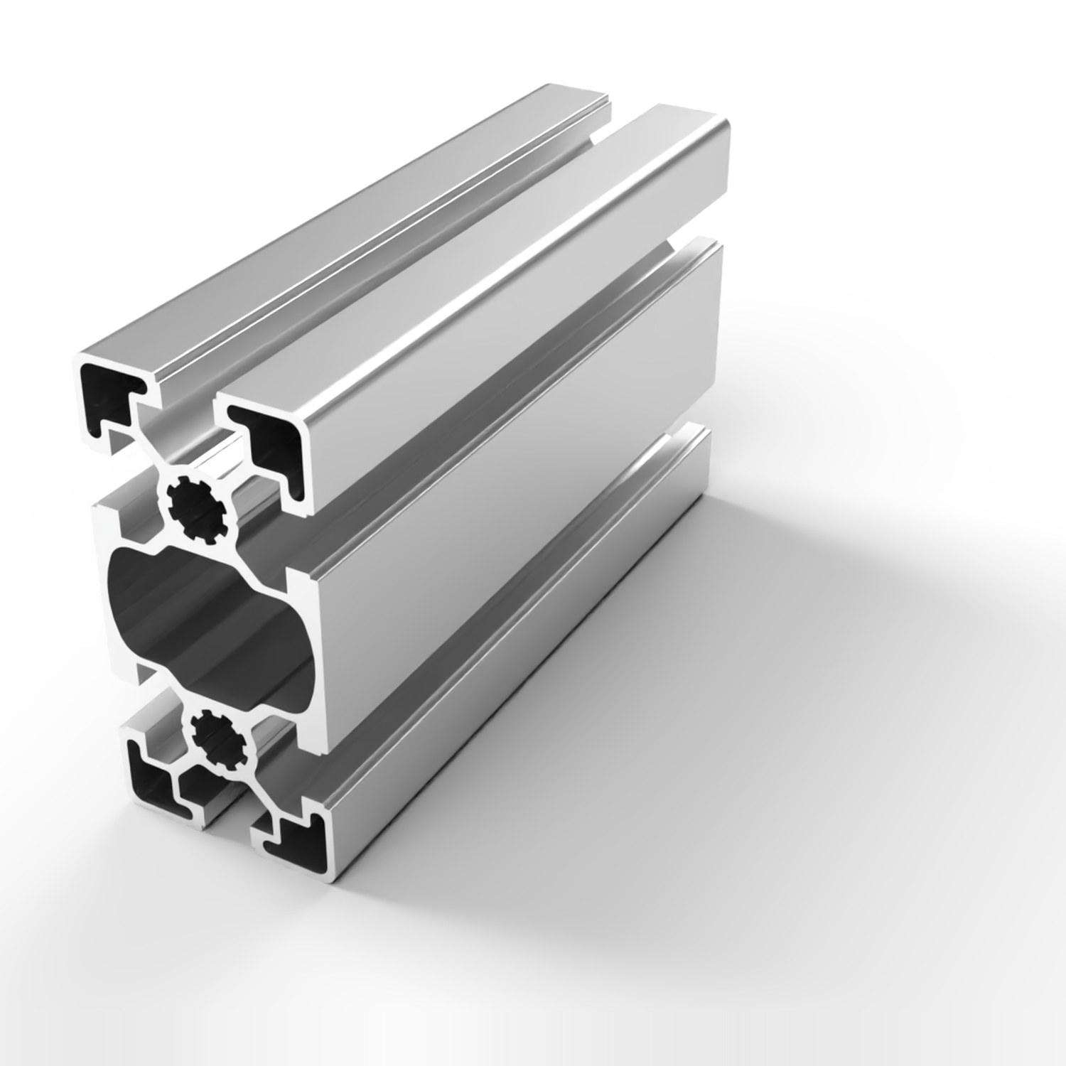Perfil aluminio 45x90 ligero anodizado, canal 10 mm